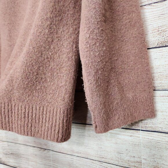 Madewell Women's Small Wool Blend Round Neck Wide Sleeve Oversized Sweater - Picture 12 of 14